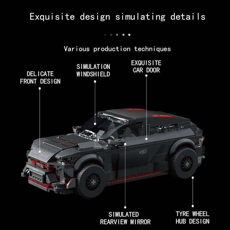 470PCS City Racing Building Blocks Champion Sports Car Vehicle Model Bricks Adult Collection Display Kids DIY Toys Gifts Z260305