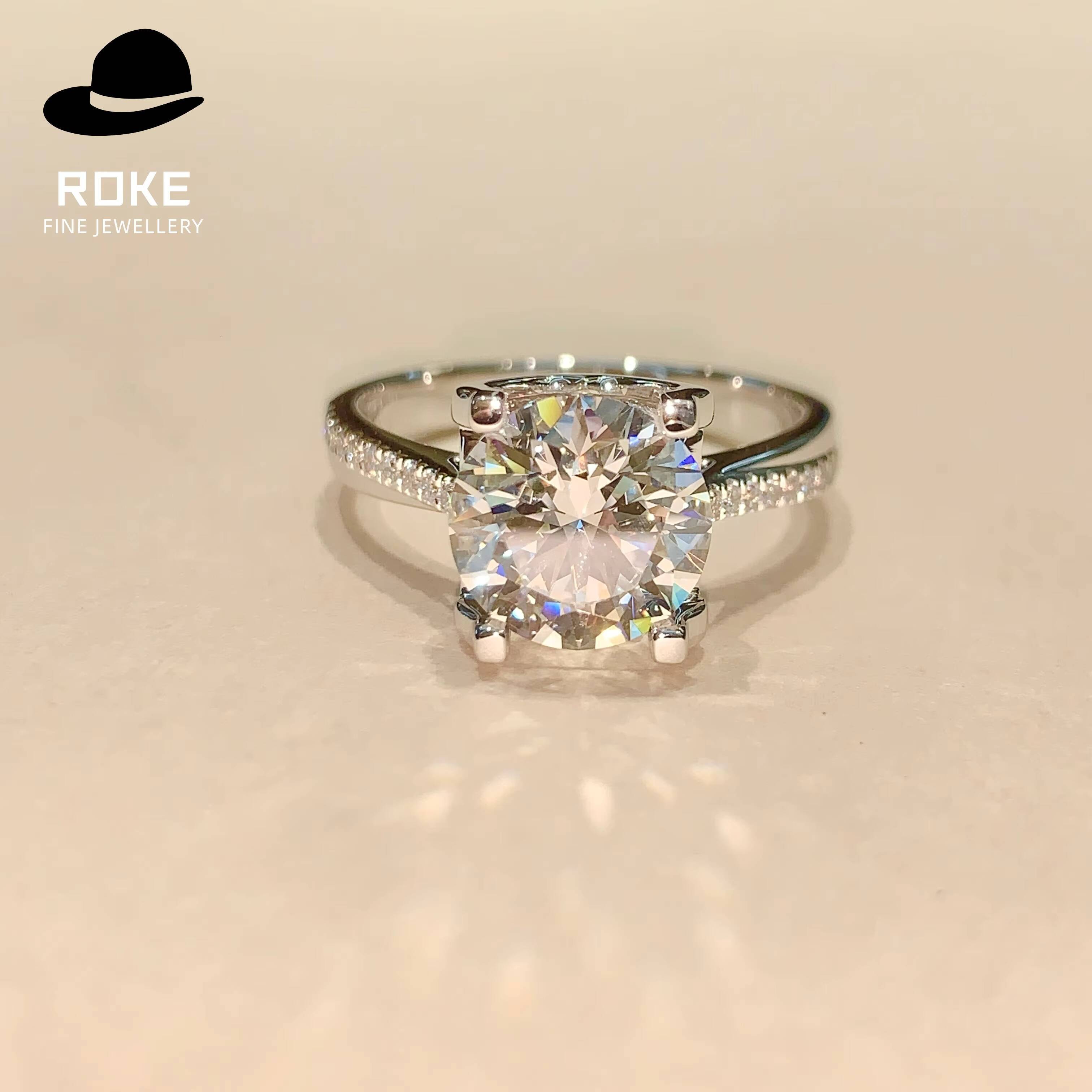 Wholesale 10K-18K Gold Oval Lab Diamond Ring 3CT VVS/VS1 IGI Certified - Womens Engagement Jewelry