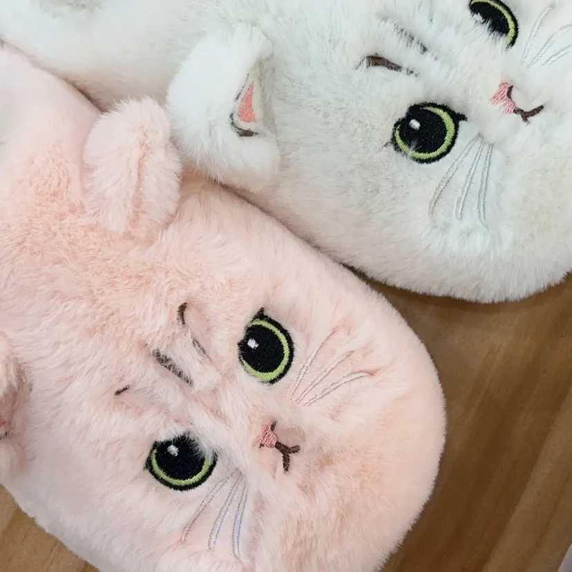 Winter Warm Fur Slippers for Women 2025House Non Slip Soft Shoes Comfort Flat Heel Home Indoor Bedroom Plush Slippers S260305