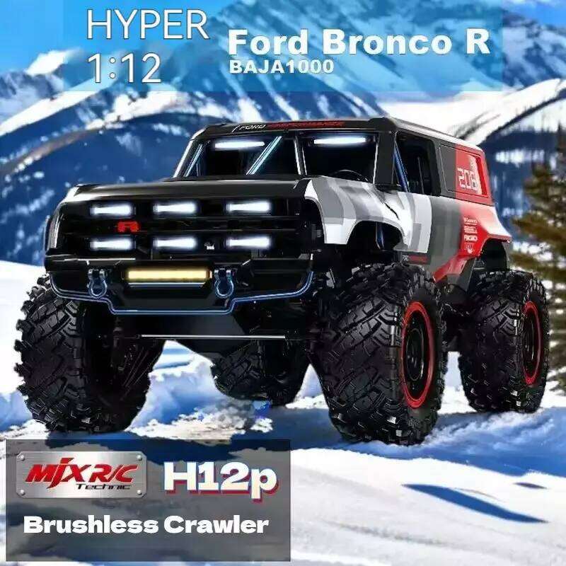2025 New Hyper H12p 1:12 Brushless Remote Control Short Card Climbing Car Toy Four-Wheel Drive Off-Road Vehicle Rtr C260305