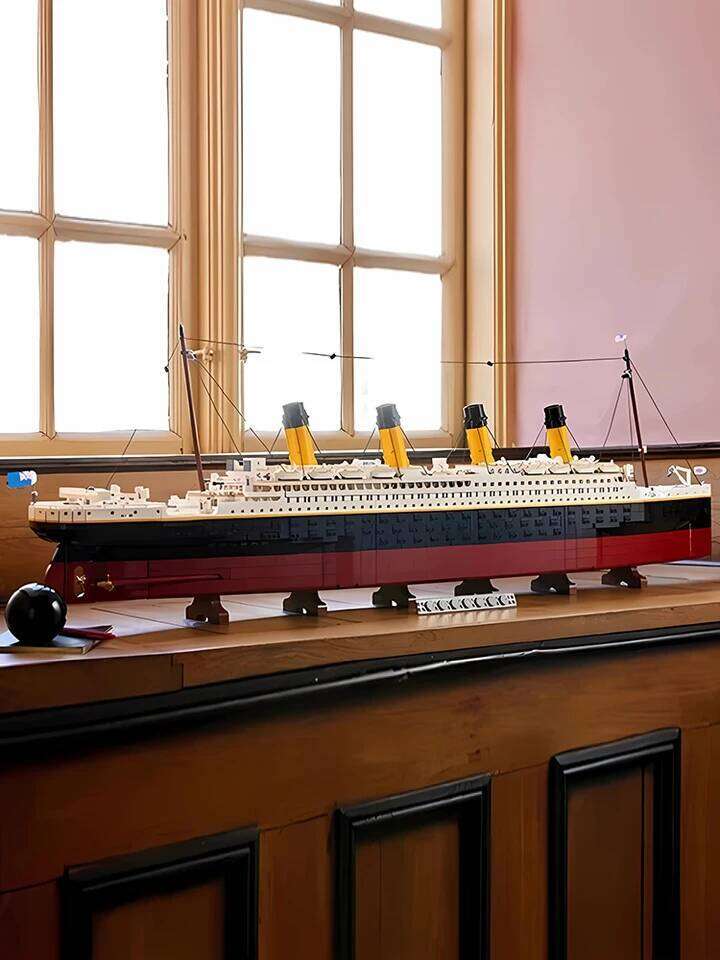 Chinese 8998Titanic Building Blocks Giant Ship 10000 Particle Adult High Difficulty 1.35-meter-long Toy Boy Gift Z260306