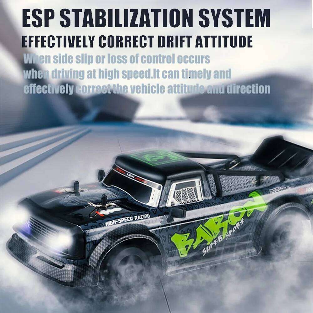 1:24 RC Model 2.4GHz RTR Scale with WIFI FPV HD Camera ESP LED Light Electric Car Remote Control Toys for Children Boys Gift C260305