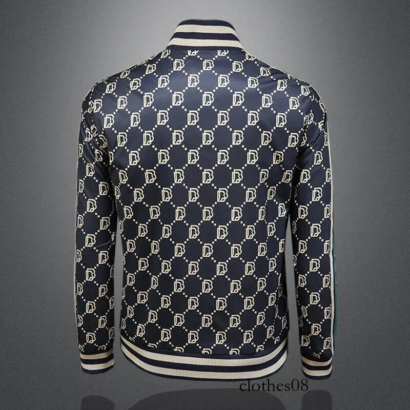 Spring 2026 Men's Slim Fit Printed Letter Jaet Thin Faionable Outerwear Long Sve Zipper Closure Hooded Polyester Fiber