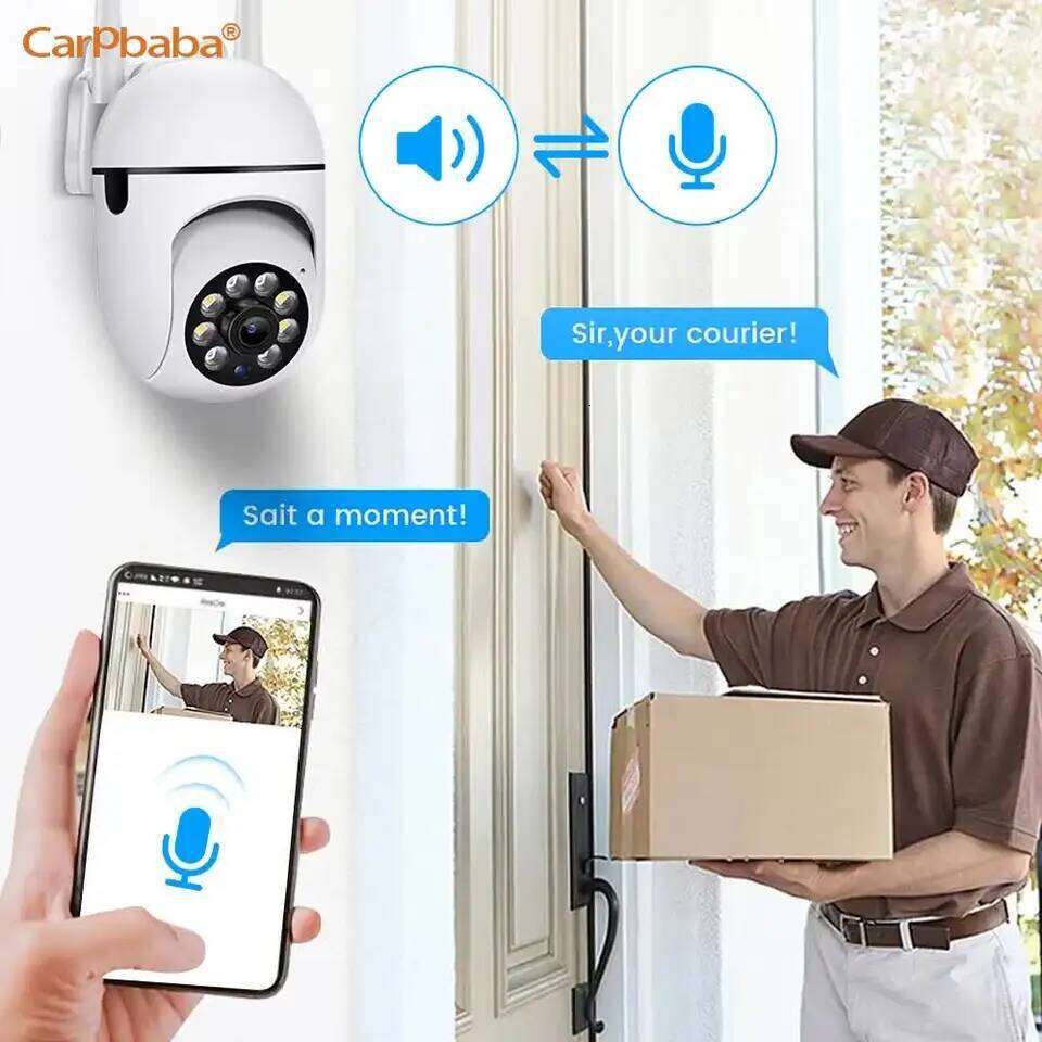 iCam365 APP IP Camera Smart Outdoor Home Security WIFI CCTV Surveillance with Color Night Vision Wireless HD 2-Way Audio 1080P 26W0306