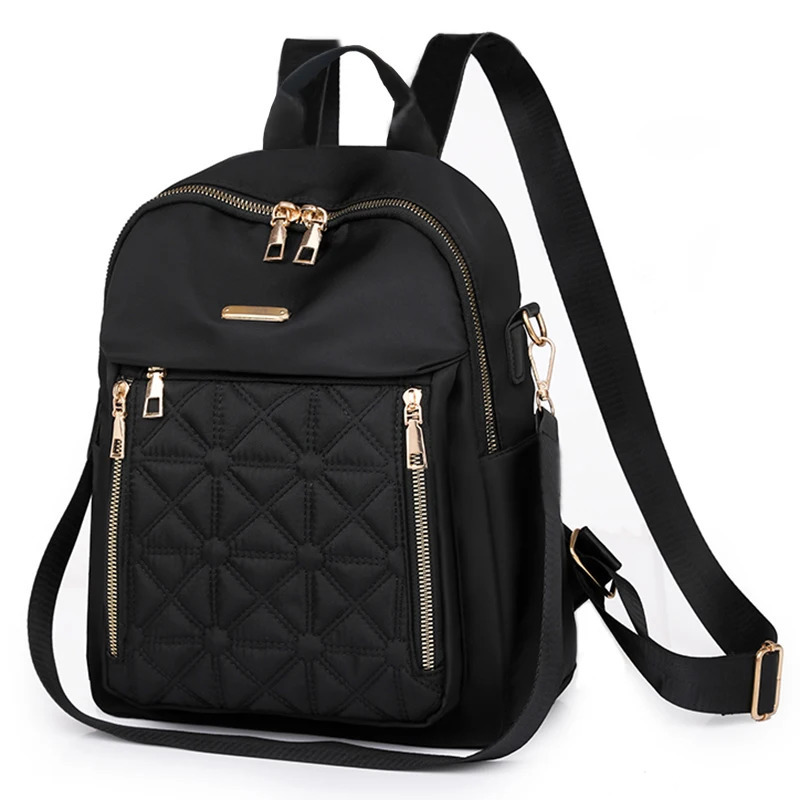 style fashion multi-purpose nylon cloth backpack for travel and school The direction of the zipper is random the style of260228