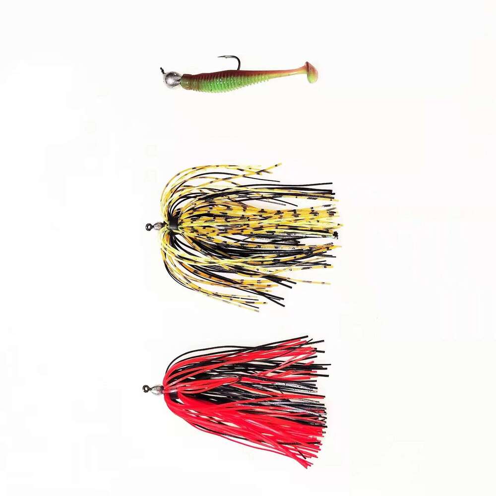 5pieces 0.7g-10g soft worm jig Fishing Tackle Hooks Obtuse angle blood for Micro-object auxiliary hook Lure Hook Jig S260305