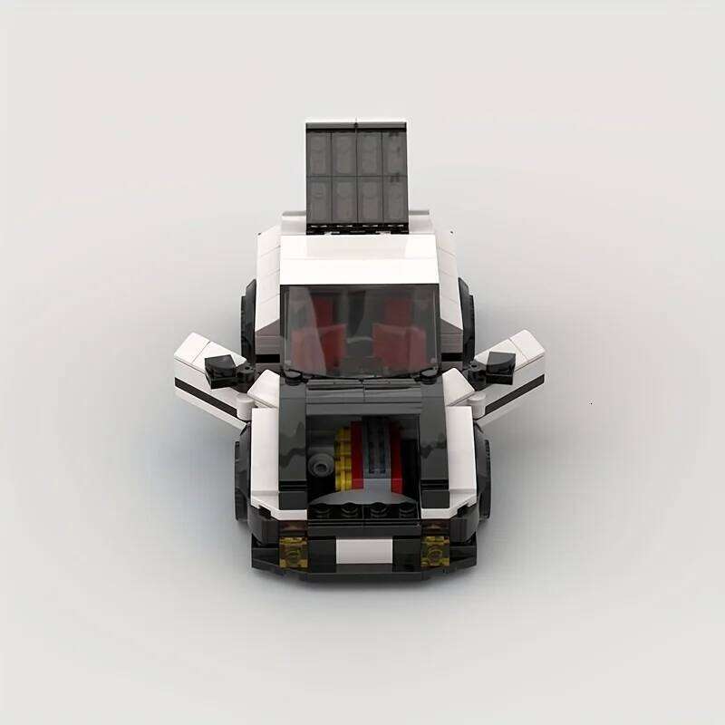 Porsche 911 Turbo building block model, suitable for desktop decoration, with moderate assembly difficulty Z260305