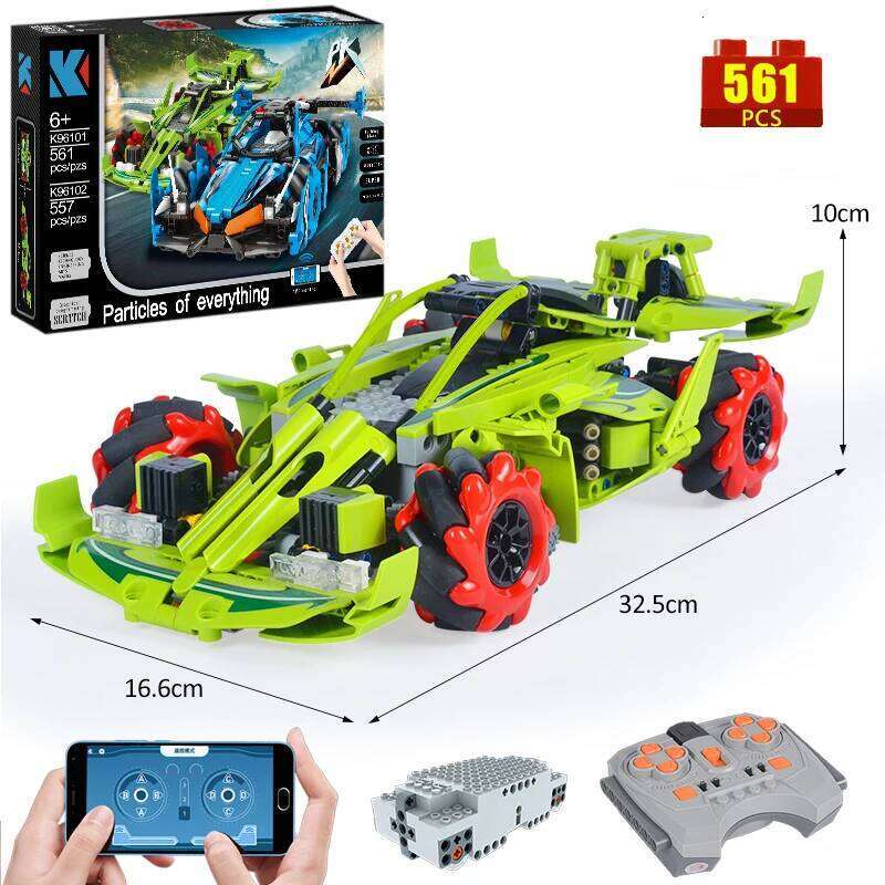 Moter Power APP Remote Control Technical Super Racing Car Bricks Robot Moc Toys Kids Gifts Sets Assembling Building Blocks Z260305