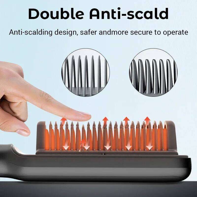 Negative Ion Sale Mini Hair Straightener Hot Comb Customized Hairs Styling No harm to hair Anti scalding 26Y0305