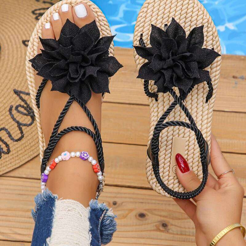2026 Summer New Women's Fashion Casual Open toed Outdoor Non slip Wear resistant Beach Sandals