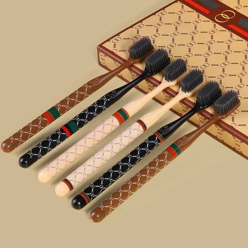 Premium 6-Piece Toothbrush Gift Set | Soft Bristles for Deep Clean | Portable Travel & Home Oral Care for AdultsT260306