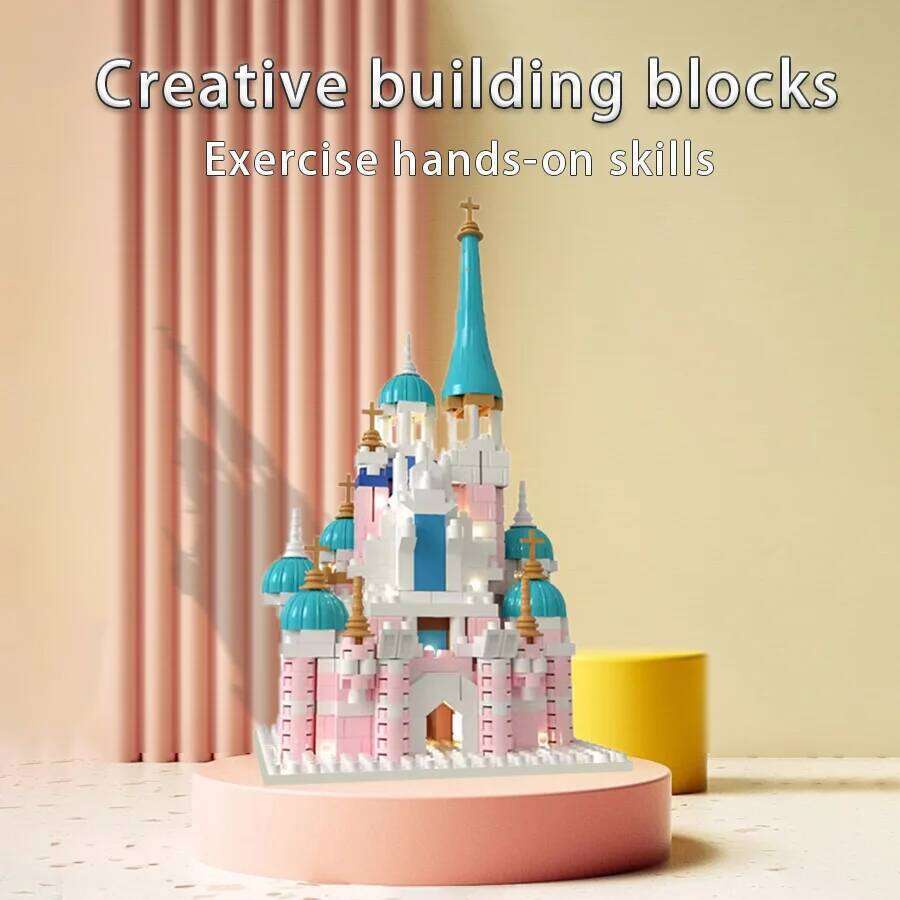 Princess Castle Micro Particle Block Assembly Children's Puzzle Toys Girl's Birthday Gift Z260305
