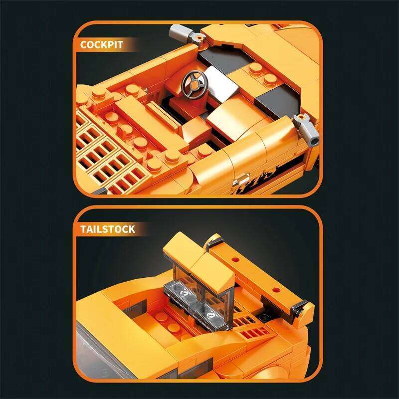 318PCS City Racing Building Blocks Supercar Sports Car Model Bricks Adult Desktop Display Children DIY Toys Holiday Gifts Z260305