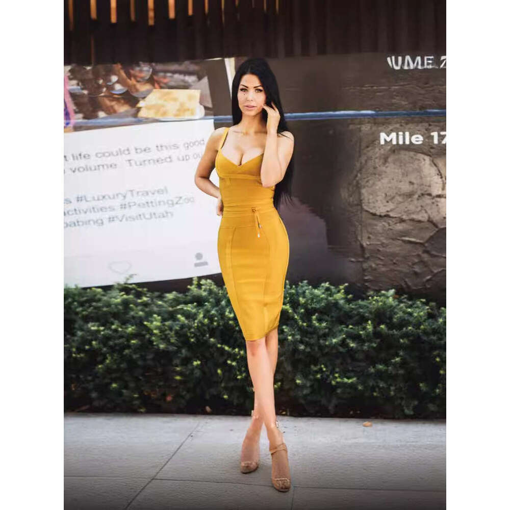 Popular 2026 European and American strap bodycon dress, cross-border foreign trade women's clothing, sexy summer style