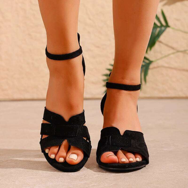 2025 New Women's Plus Size Casual Anti-Slip Sandals Fashion Comfort High Heels