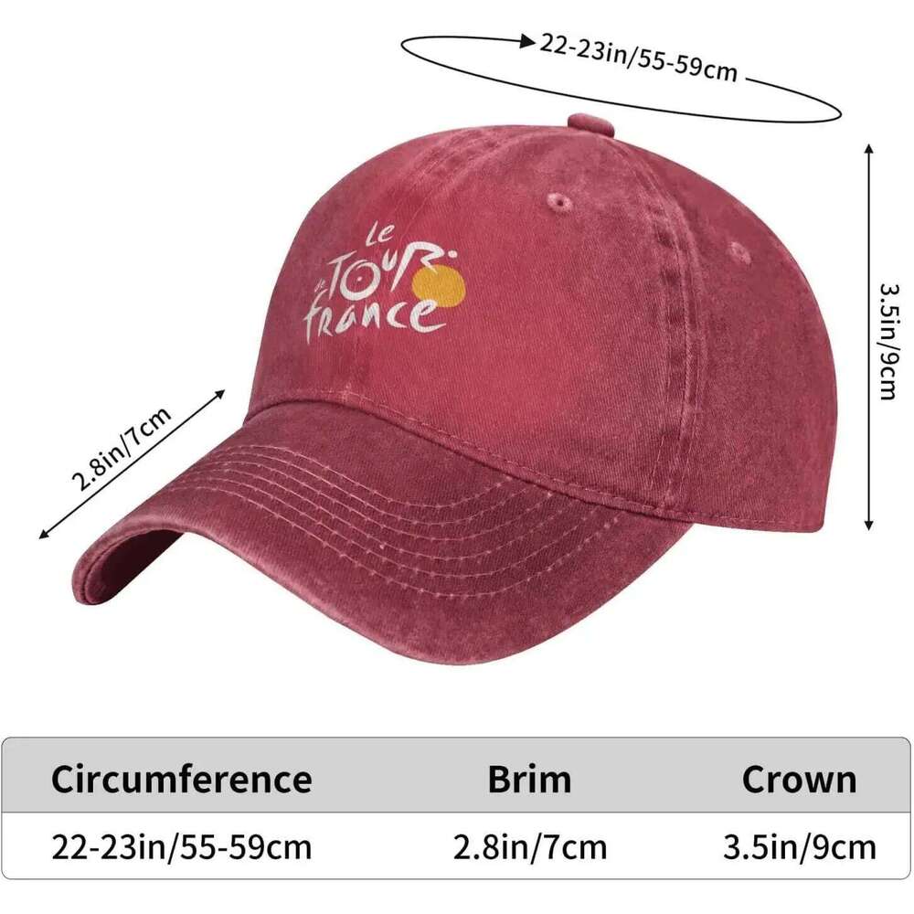 Tour De France Cap Fashion Men Womens Baseball Caps Washable Adjustable Dad Hats Y260304