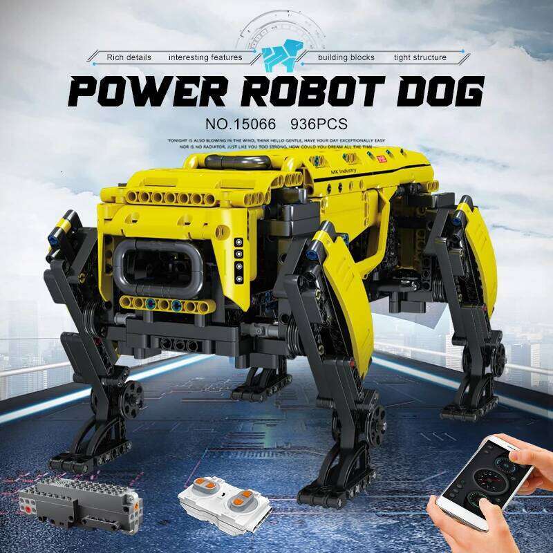 Technical Robot The RC Motorized Boston Dynamics Big Dog Model AlphaDog Building Blocks Bricks Toys for Kid Christmas Gifts Z260306