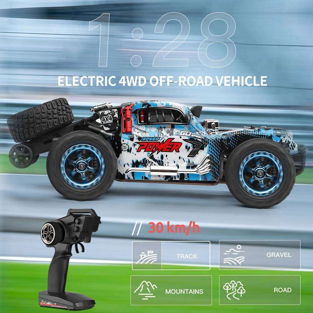 WLtoys 2.4G RC Drift 1/28 4WD 30KM/H Remote Control High Speed Four Wheel Drive Radio Controlled Mini Racing Car Model C260305