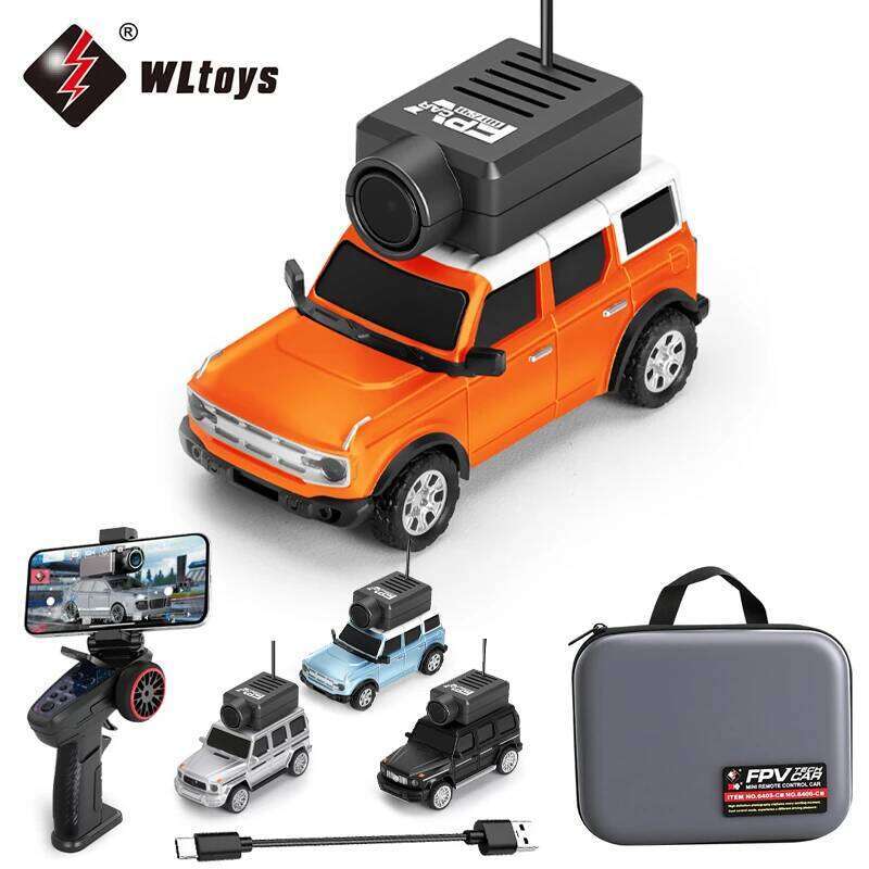 WLtoys 6405 1/64 Full Size Mini RC Car FPV HD Camera 2.4G with Gyroscope Remote control Cars Gifts for Desktop Toys C260305