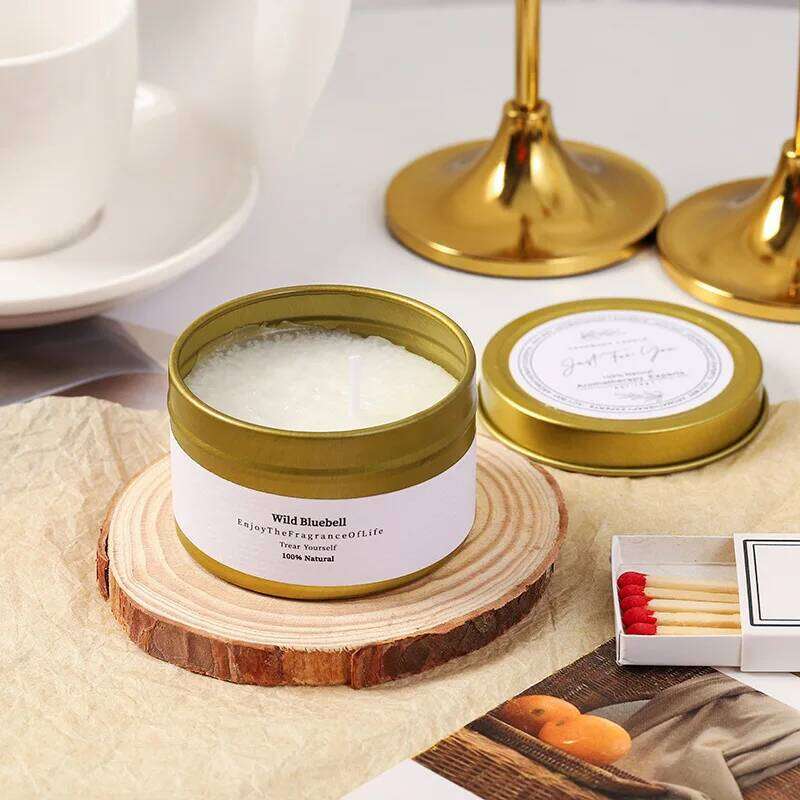 Wholesale Creative Handheld Gift Handmade Smokeless Soy Wax Essential Oil Aromatherapy Candles W260304 W260305