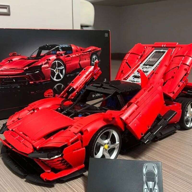 Creative Model Building Blocks Technical SP3 42143 Sport Car 3778PCS Toys For Kids Boyfriend Birthday Gifts Decoration Supercar Z260305