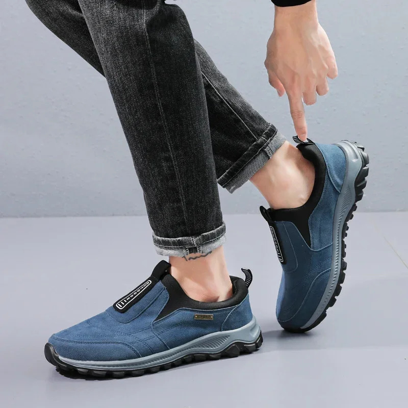 High Quality Indestructible Man Shoe Sneakers Breathable Running Shoes Lightweight Anti-slip Outdoor Mens Sneaker Male Shoes 260227