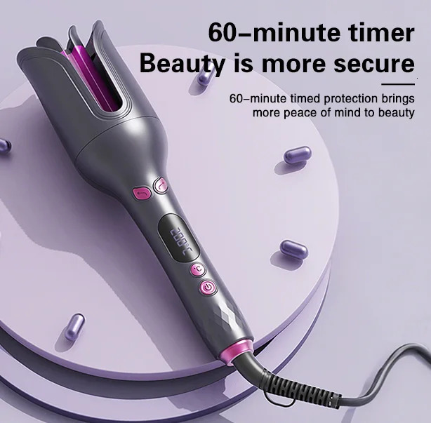 TINSOL 32MM Electric Rotary Curling Iron Automatic Hair Curler Negative Ion Air Rotating Curling Bar Professional Styling Tool 260305