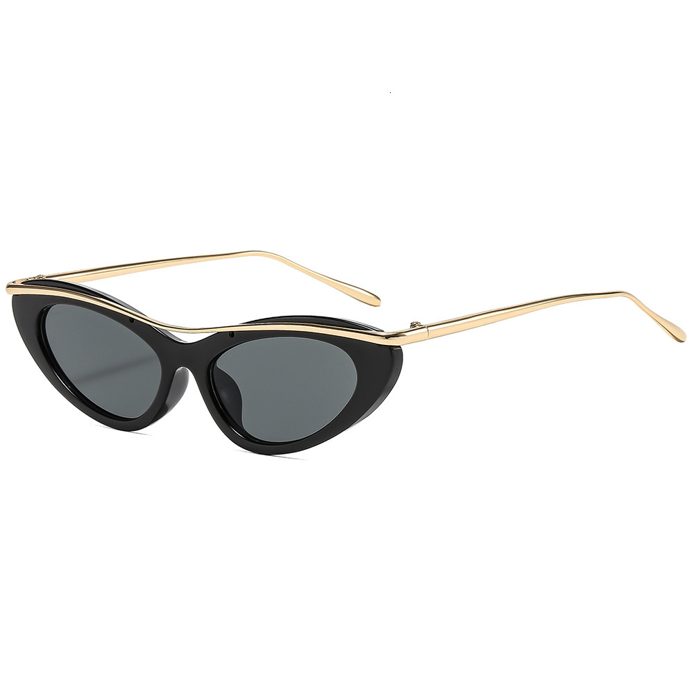 European American Fashion Designer Sunglasses Women Trendy Elegant Style UV Protection Lightweight All-Match Female Shades