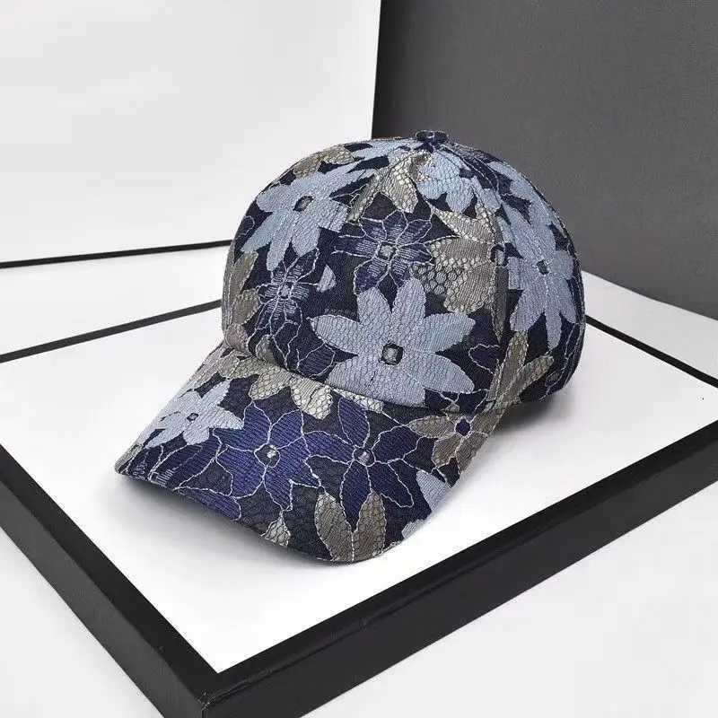 Womens Lace Flower Baseball Cap Summer Breathable Mesh Sun Hat With Uv Protection Korean Style Adjustable Casual For Outdoor S260306