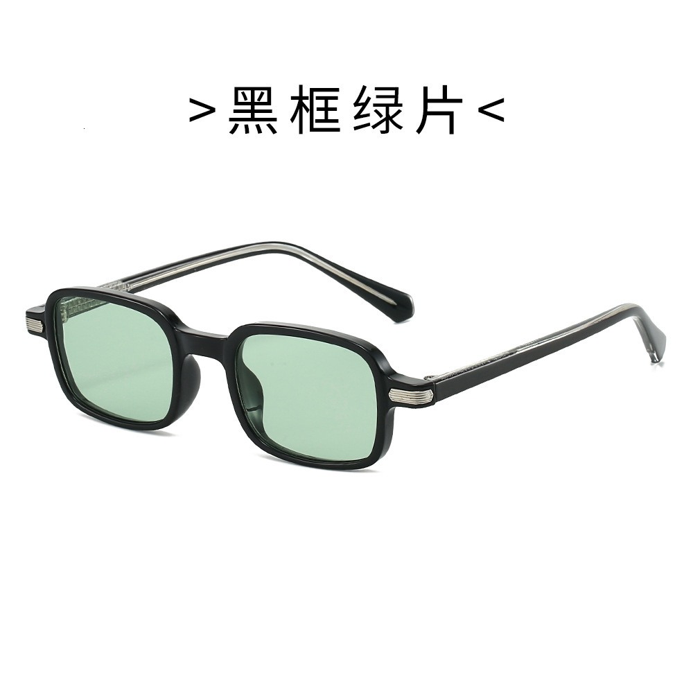 Square sunglasses, new style, simple retro, European American fashion, UV protection, stylish and high-end