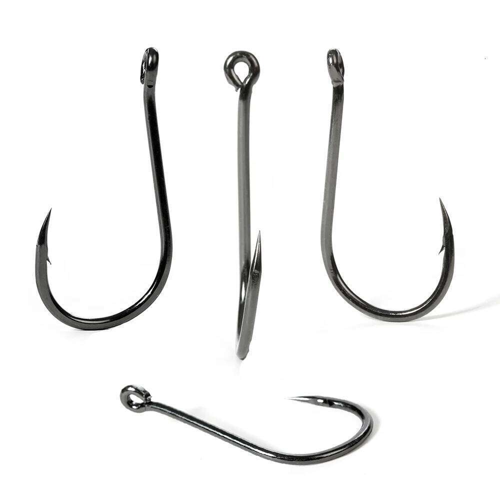 Gamakatsu LS-9937 Set Carbon Steel Jip Single Circle Fishhook Fly Fishing Barbed Carp Hooks Sea Fish Accessories S260305