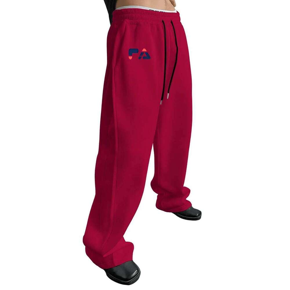 Mens Casual Autumn Winter Sweatpants Men Running Jogger Sports Gym Trousers Fashion Solid Color Workout Long Pants 2026