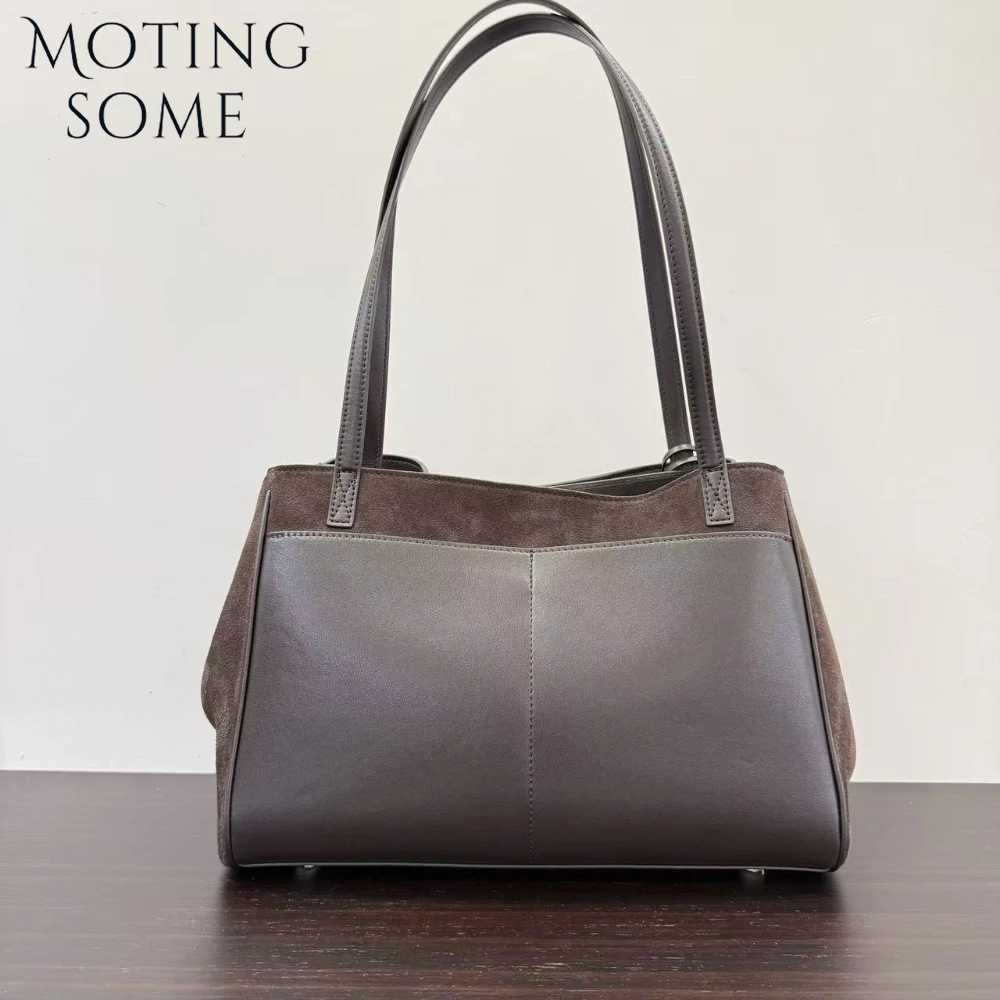 Motingsome New in Handbag Woman Designer Bags Suede Shoulder Messenger Tote Oversized Winter Tote Fashion Lady Purse H260306