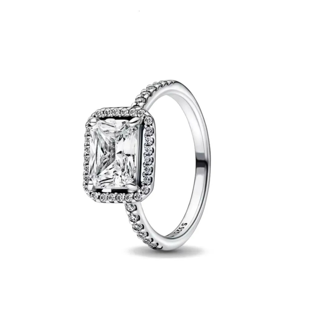 European 925 Silver Size 6 7 8 9 Heart-Shaped Flower Shaped Ring Suitable for Wedding Parties Exquisite 260302
