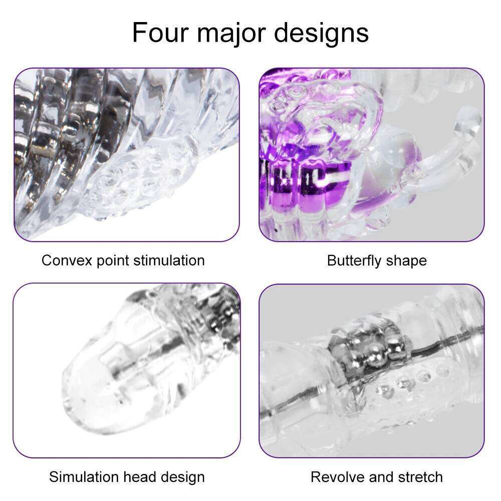 Telescopic Rotation Dildo Rabbit Vibrator G Spot Vagina Massager Clitoris Stimulator Female Masturbator Sex Toys For Women W260305