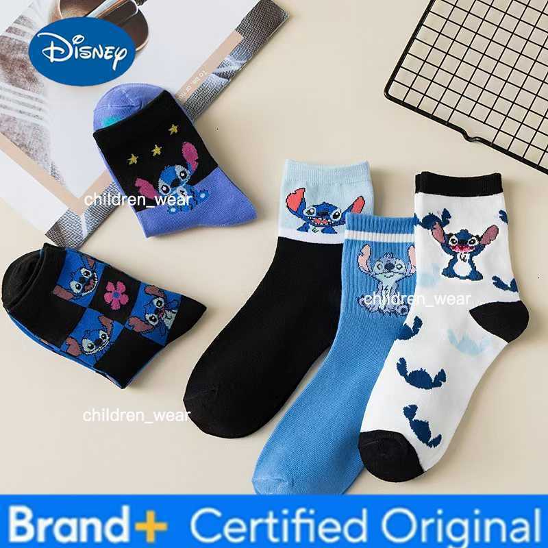 Disney Special Offer In Stock Stitch Anime Lilo Stitch Cotton Midtube Stockings Socks Anime Peripherals Fans Or Kids Birthday Gift H260306