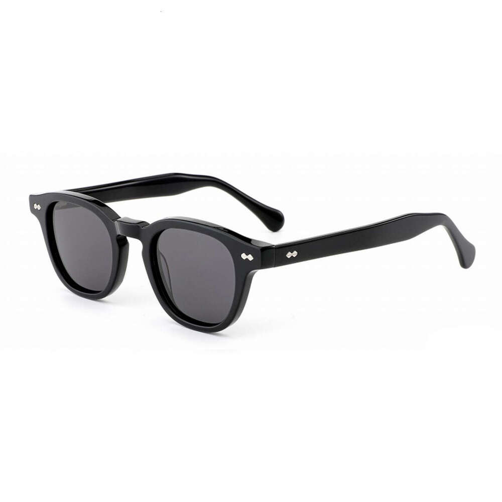 Exclusive Fashion Trend Round-Frame With Rivets For Foreign Trade European American Cross-Border Personalized Design High-End Material Sunglasses