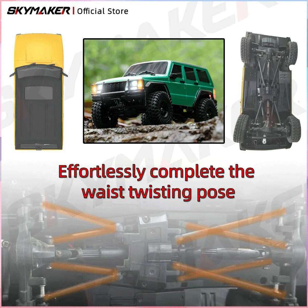 LDRC LD18401 1/18 Off-road 4WD Drive High-strength Full Proportional Throttle Climbing RC Remote Car Toys for Children C260305