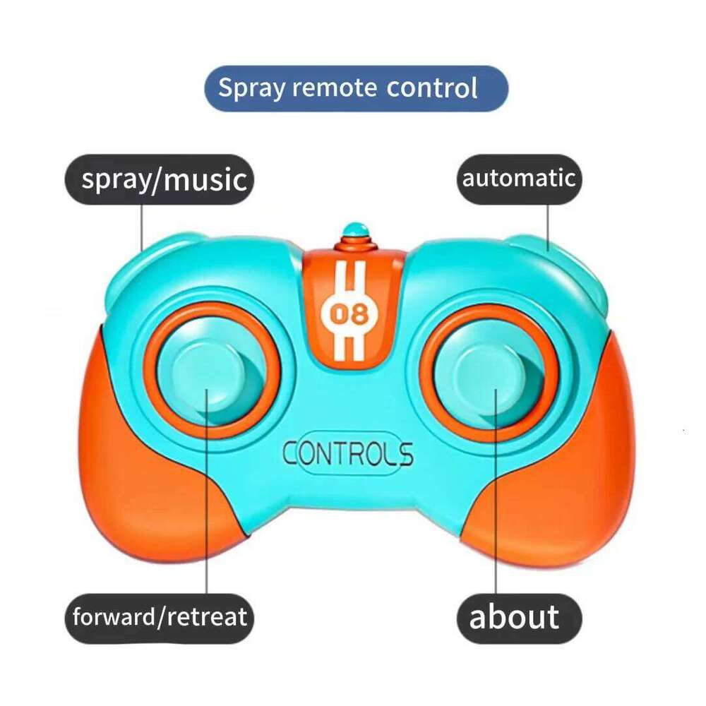 Remote new 2.4 g remote control bumper car duel spray music racing boy Crazyracing Kartrider toys C260305