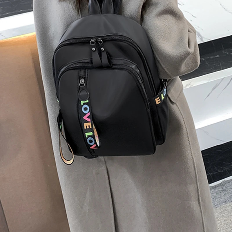 Fashionable Oxford Cloth Backpack Lightweight Diagonal Span Large Capacity Travel Bag College Style Backpack260228