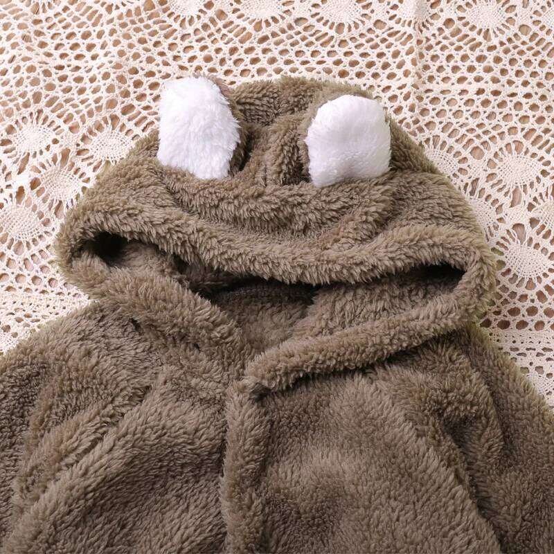 Humor Bear Autumn Cartoon Style Winter Long Sleeve Boys Girls Rompers Toddler Kids Playsuit Jumpsuits Baby Clothes Z260306