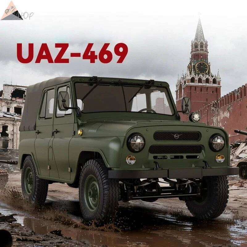 WPL C-94 1:12 UAZ-469 4WD RC Crawler Off-Road Military Style Truck Remote Control Car Model C260305
