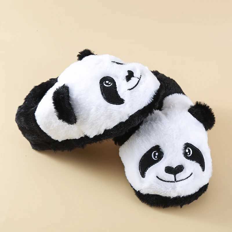 LITTLE kids panda design slip on slides indoor slippers winter shoes S260305