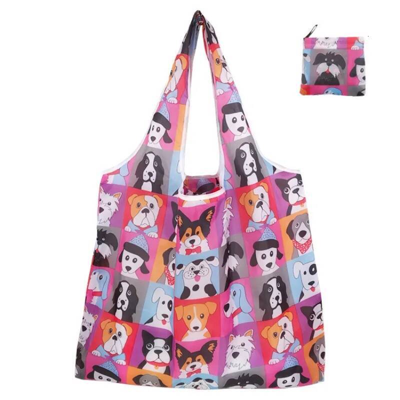Bestseller Multiple Styles Large Capacity Folding Shopping Lightweight Washable Recycle Tote Eco Friendly Portable Storage Bag ddmybear