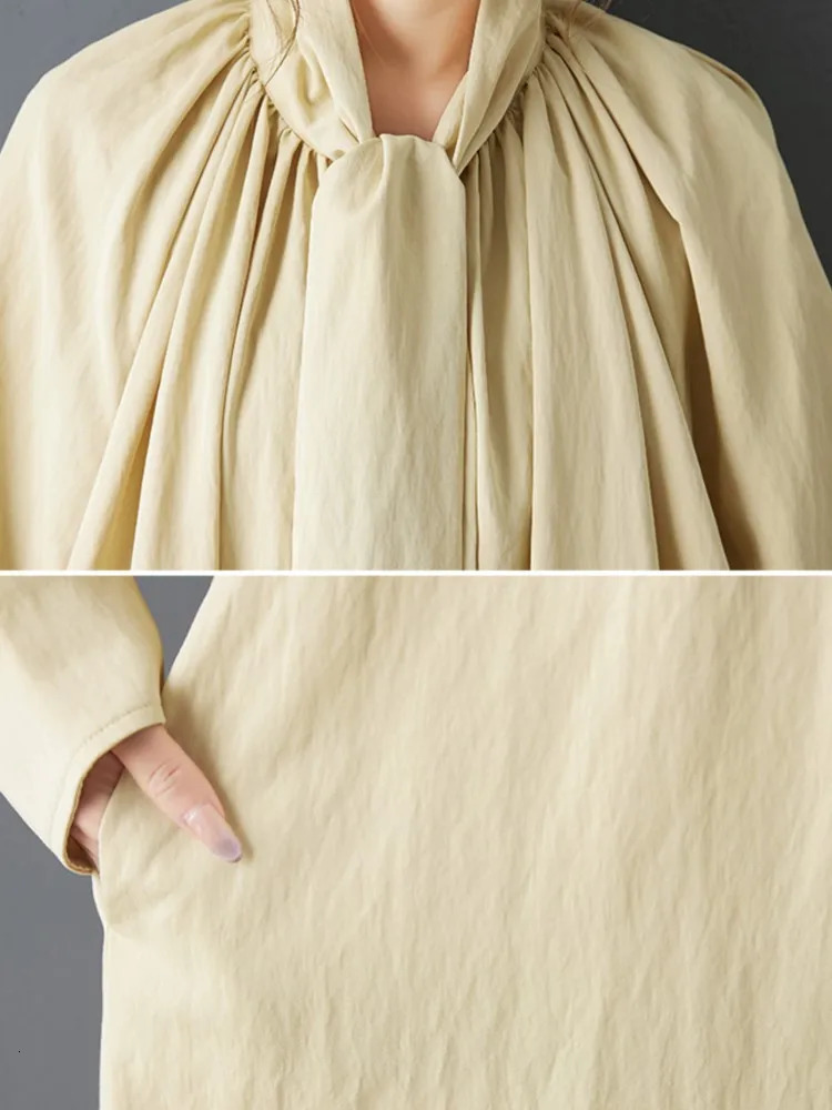 Oversized Spring Autumn Long Trench Coat Dres Irregular Fashion Ladies Windbreak Loose Woman Coats 260228
