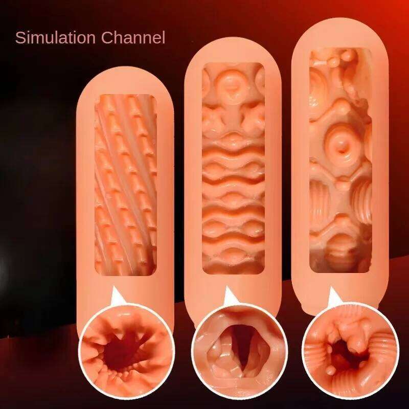 Masturbation Cup for Men Male Exercise Penis Massage Sexy Pocket Pussy Blowjob Toy Vagina Delay Exerciser Soft Adult Goods 18+ W260305