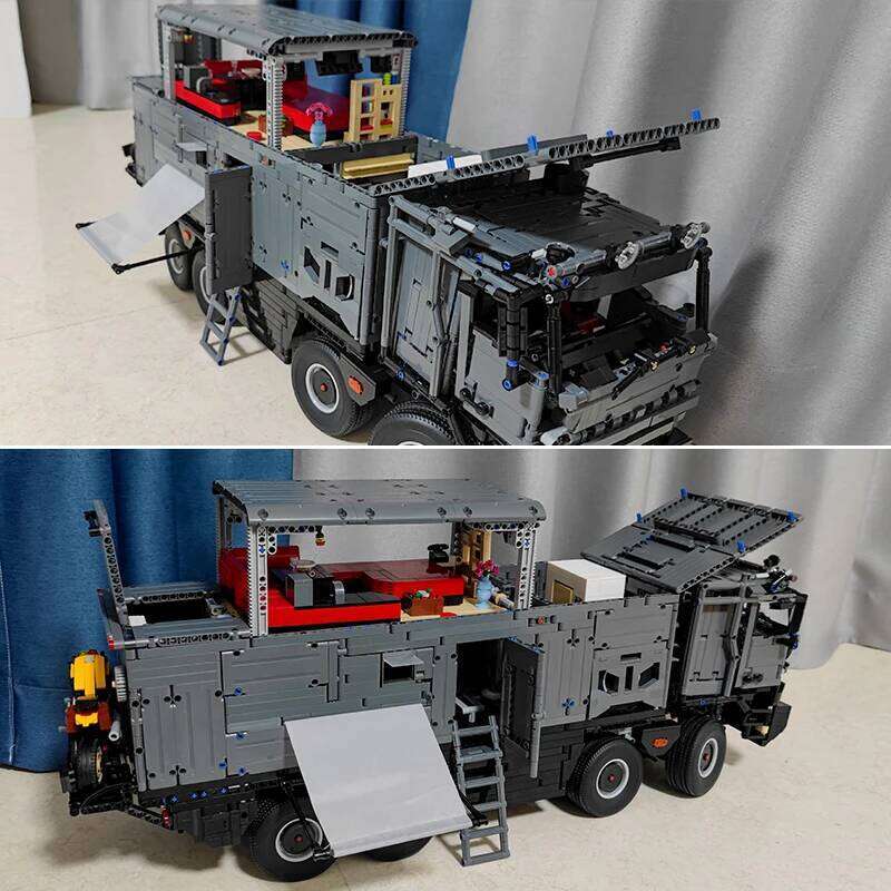 Technical Car APP Remote Control Motor Power Camping RV Building Blocks Model MOC Assembling Truck Bricks Boys Toys Set Kid Gift Z260306