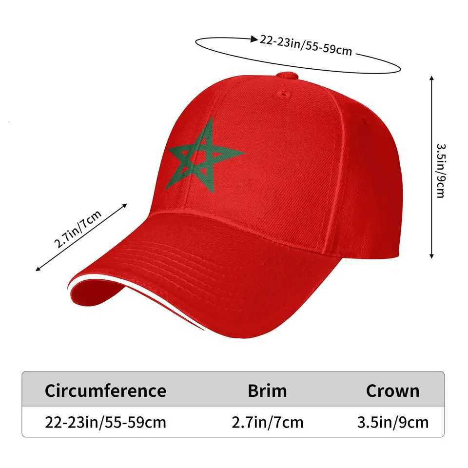 Morocco Flag Outfits Men Women Baseball Cap Trucker Hat Unique Daily Headwear Adjustable Snapback Cap S260306