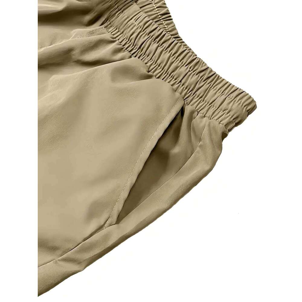 Men's Cargo Pants Sweatpants Outdoor Bunched Long Casual Autumn Multi-Pocket Durable Workwear Male Trousers