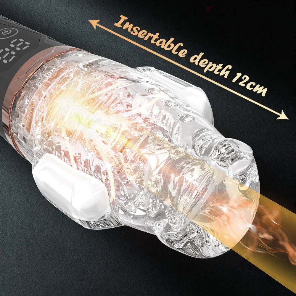 Sucking Vibrating Male Cup Oral Sex Glans Trainer Penis Massager Men Masturbator Blowjob Equipment Adult Supplies W260305